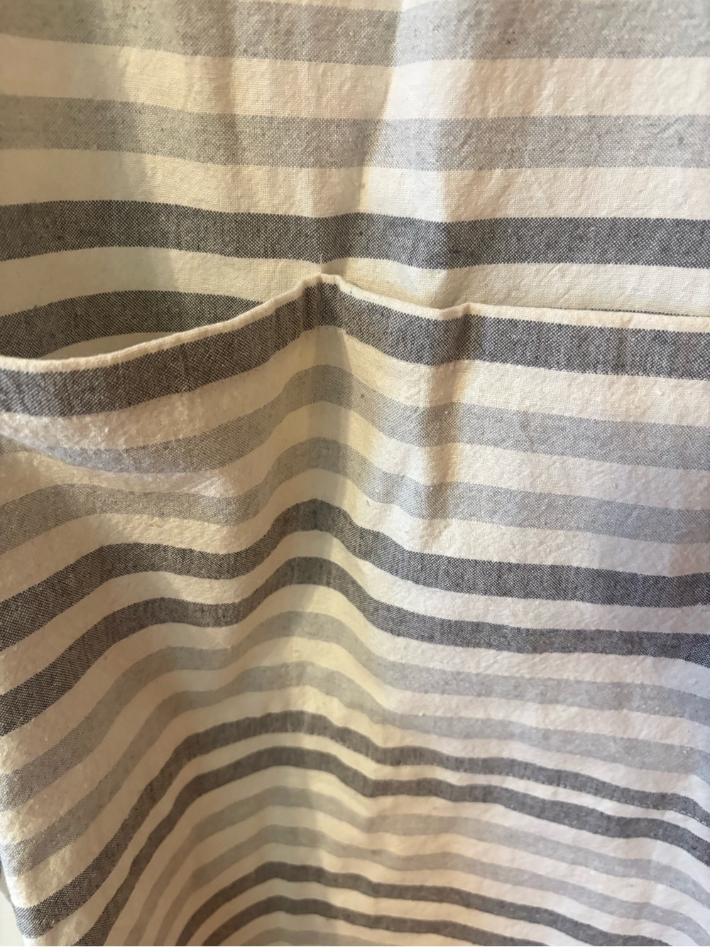 Striped Cooking Apron - Picture 4 of 5